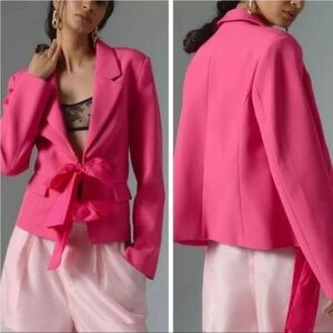 NWT pink bow blazer!